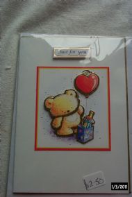 bear with heart balloon
